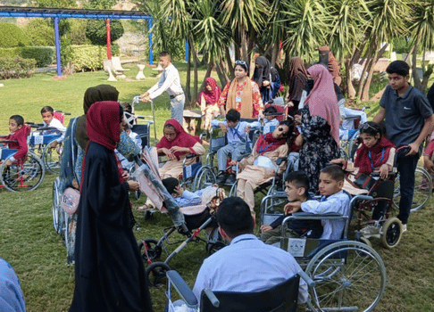 Physiotherapy for children with disabilities at Zobia Trust